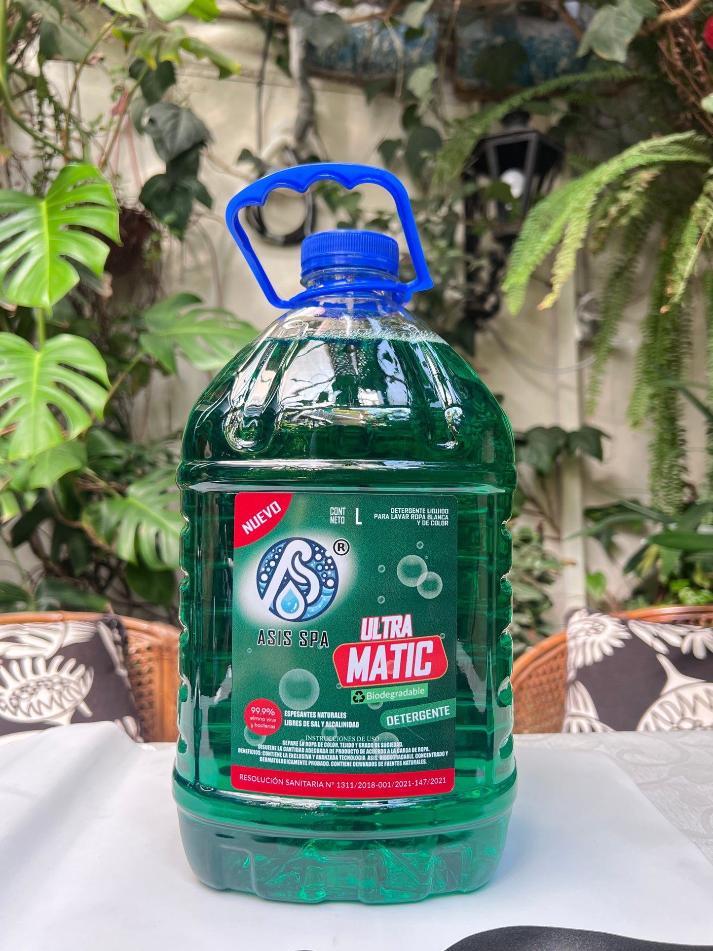 Detergente Ultra Matic Verde 5L