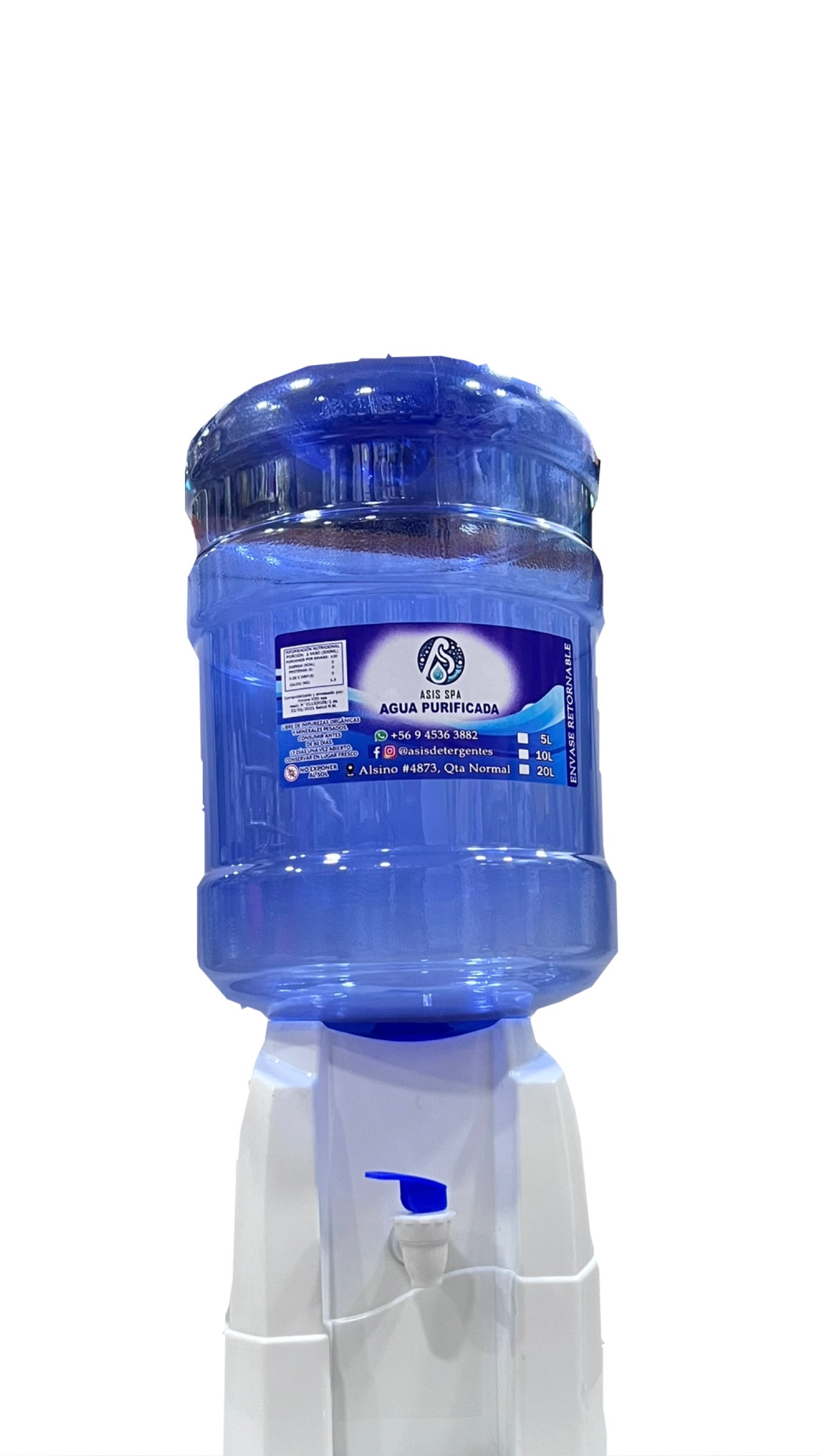 Agua purificada 20L