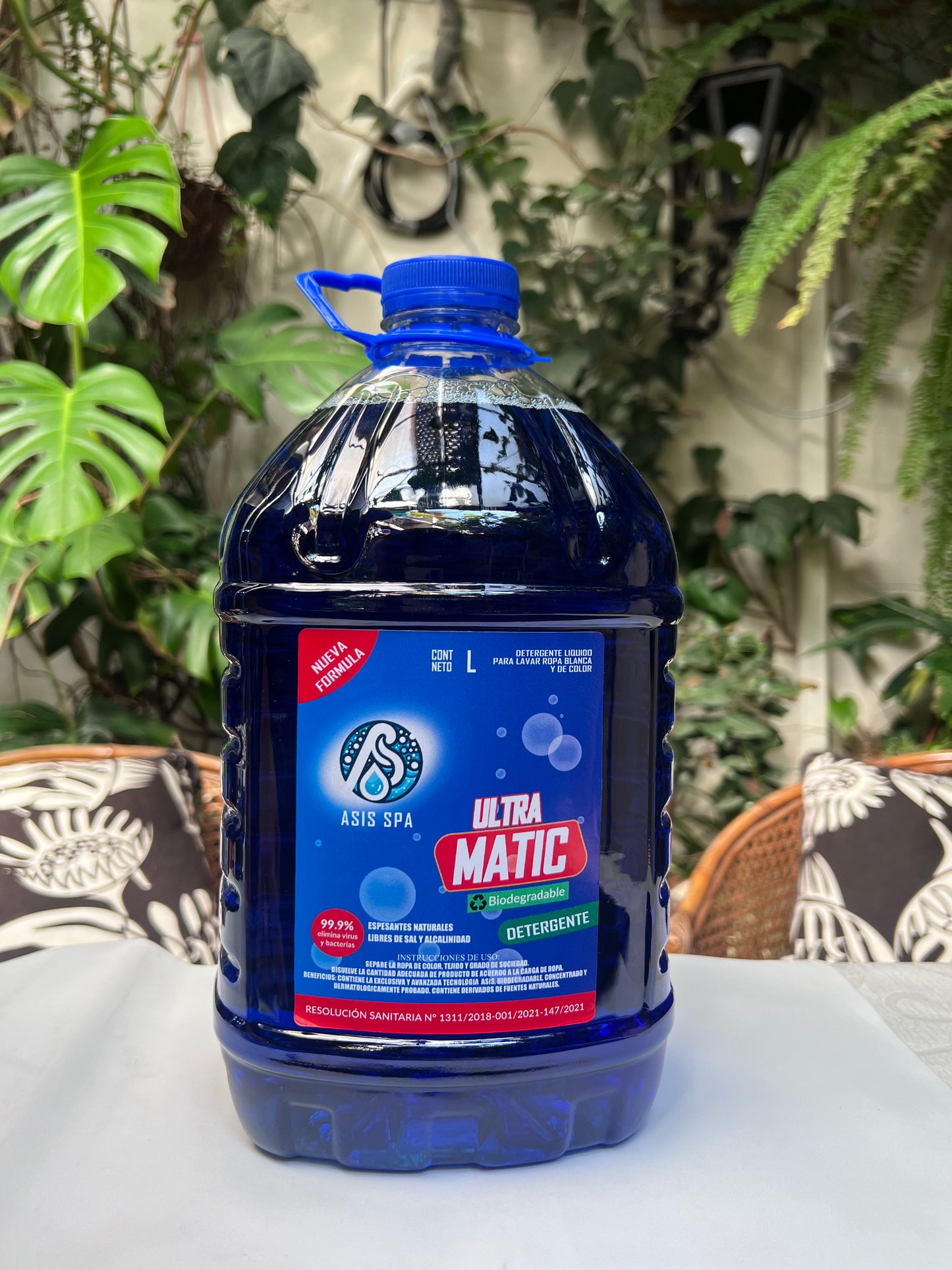 Detergente Ultra Matic Azul 5L